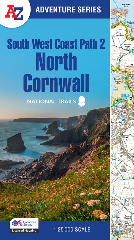 Couverture_South West Coast Path 2 – North Cornwall: with Ordnance Survey mapping (A-Z Adventure Series)