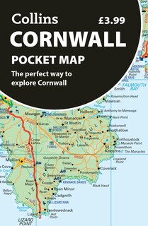 Front cover_Cornwall Pocket Map: The perfect way to explore Cornwall