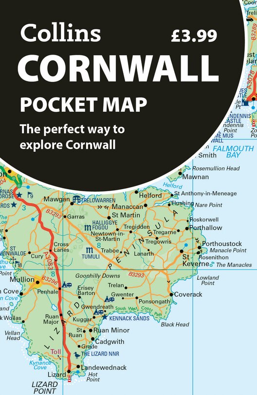 Front cover_Cornwall Pocket Map: The perfect way to explore Cornwall