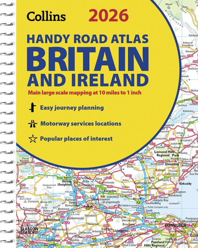 Front cover_2026 Collins Handy Road Atlas Britain and Ireland