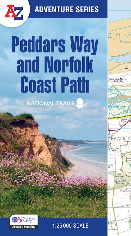 Front cover_Peddars Way and Norfolk Coast Path: with Ordnance Survey mapping (A-Z Adventure Series)
