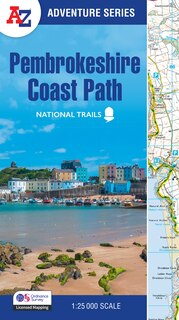 Couverture_Pembrokeshire Coast Path: with Ordnance Survey mapping (A-Z Adventure Series)