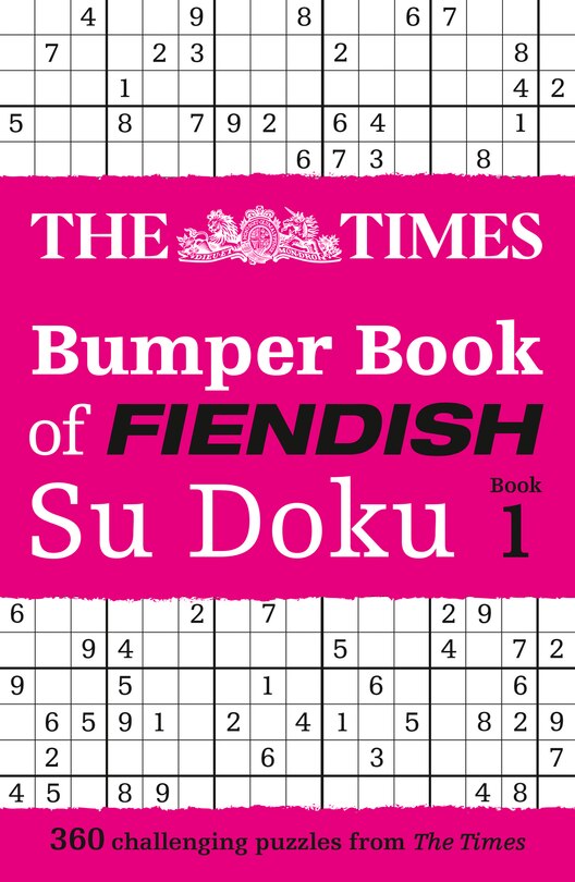 Couverture_The Times Bumper Book of Fiendish Su Doku book 1