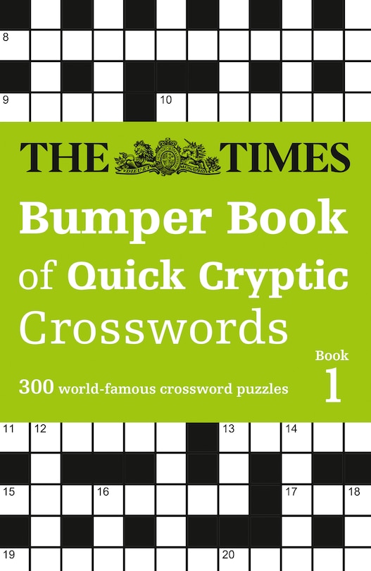 Front cover_The Times Bumper Book of Quick Cryptic Crosswords book 1