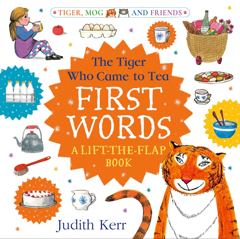 Front cover_The Tiger Who Came to Tea: First Words: A lift-the-flap book