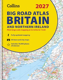 Front cover_2027 Collins Big Road Atlas Britain and Northern Ireland