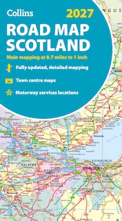 Front cover_2027 Collins Road Map of Scotland