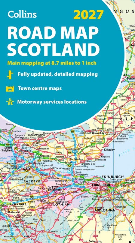 Front cover_2027 Collins Road Map of Scotland