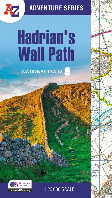 Front cover_Hadrian's Wall Path: with Ordnance Survey mapping (A-Z Adventure Series)