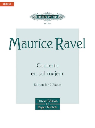 Concerto en sol majeur (Piano Concerto in G major) (Edition for 2 Pianos): Urtext