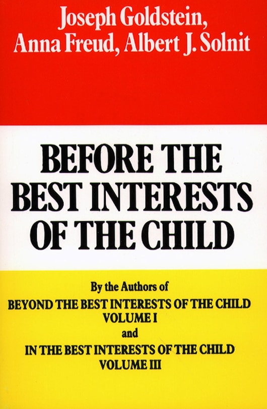 Front cover_Before the Best Interests of the Child