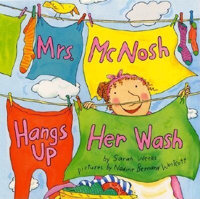 Mrs. Mcnosh Hangs Up Her Wash