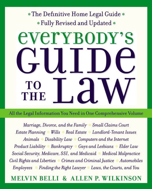 Couverture_Everybody's Guide to the Law, Fully Revised & Updated, 2nd Edition