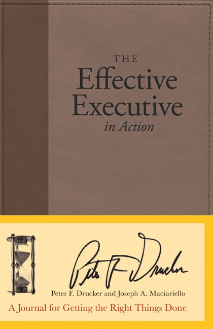 Front cover_The Effective Executive in Action