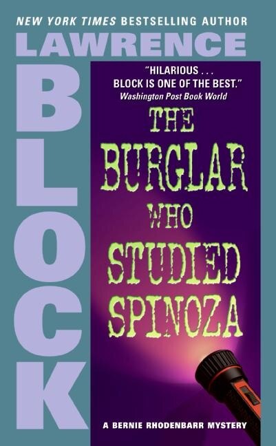 Front cover_The Burglar Who Studied Spinoza