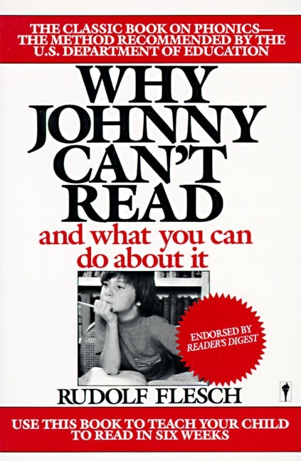 Couverture_Why Johnny Can't Read?