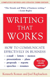 Front cover_Writing That Works, 3rd Edition