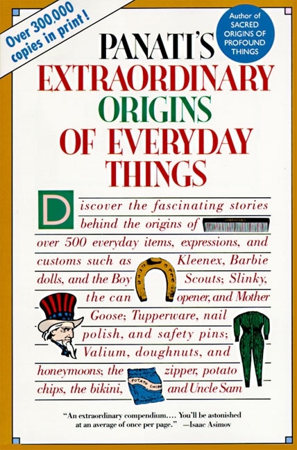 Front cover_Extraordinary Origins of Everyday Things