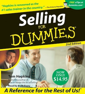 Front cover_Selling For Dummies Cd 2nd Edition