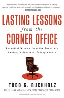 Front cover_Lasting Lessons from the Corner Office