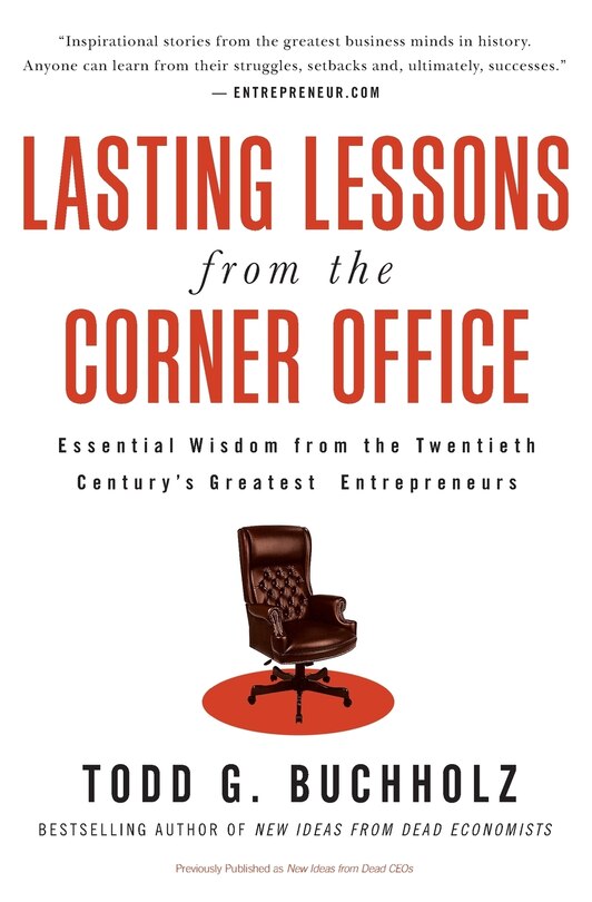 Front cover_Lasting Lessons from the Corner Office