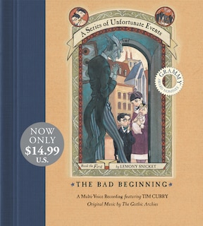 Front cover_Series Of Unfortunate Events #1 Multi-voice Cd, A:the Bad Beginning Cd Low Price
