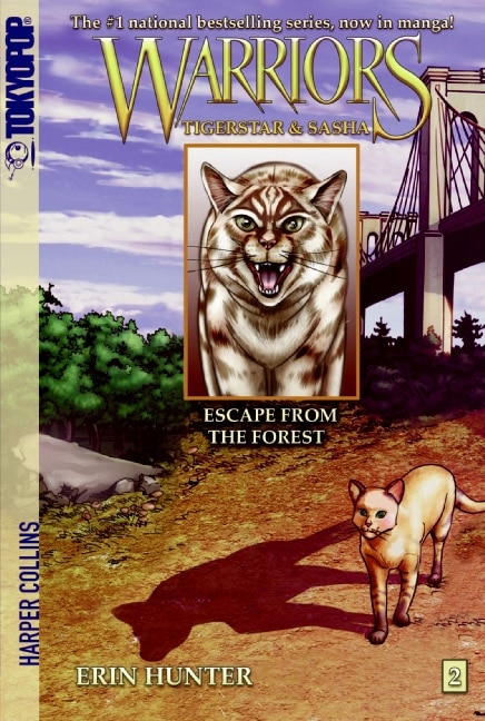 Front cover_Warriors: Tigerstar and Sasha #2: Escape from the Forest