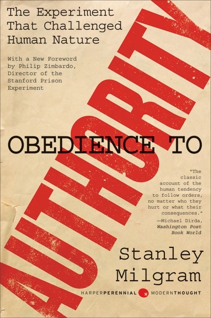Front cover_Obedience to Authority