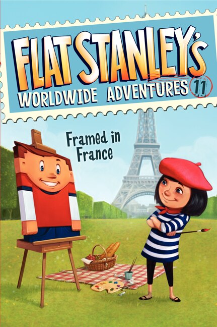 Couverture_Flat Stanley's Worldwide Adventures #11: Framed in France
