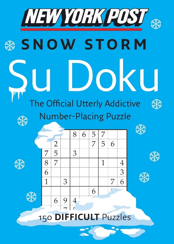 Front cover_New York Post Snow Storm Su Doku (difficult)