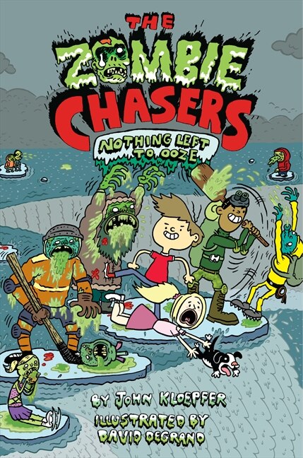 Front cover_The Zombie Chasers #5: Nothing Left to Ooze