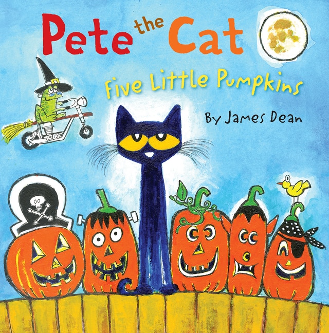 Front cover_Pete the Cat: Five Little Pumpkins