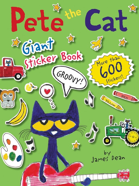 PETE THE CAT GIANT STICKER BK