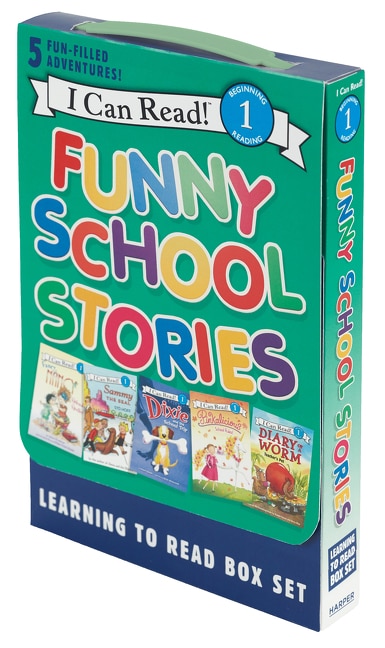 Front cover_Funny School Stories: Learning to Read Box Set