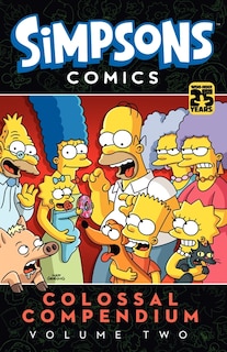 Front cover_Simpsons Comics Colossal Compendium Volume 2