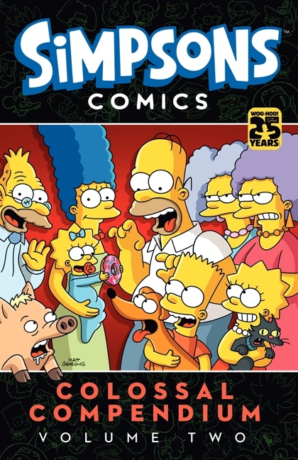 Front cover_Simpsons Comics Colossal Compendium Volume 2