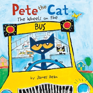 Front cover_Pete The Cat: The Wheels On The Bus Board Book