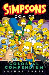 Front cover_Simpsons Comics Colossal Compendium Volume 3