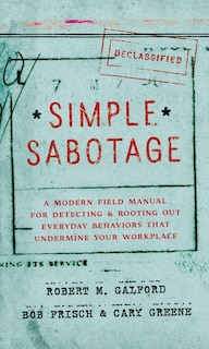 Front cover_Simple Sabotage