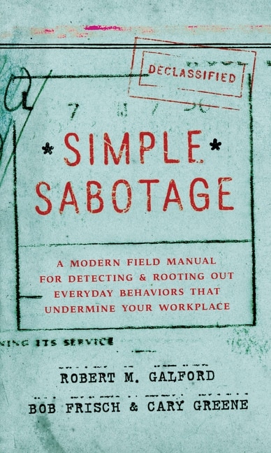 Front cover_Simple Sabotage
