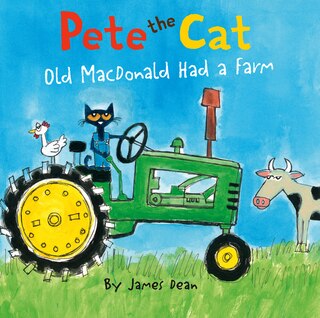 Front cover_Pete the Cat: Old MacDonald Had a Farm Board Book