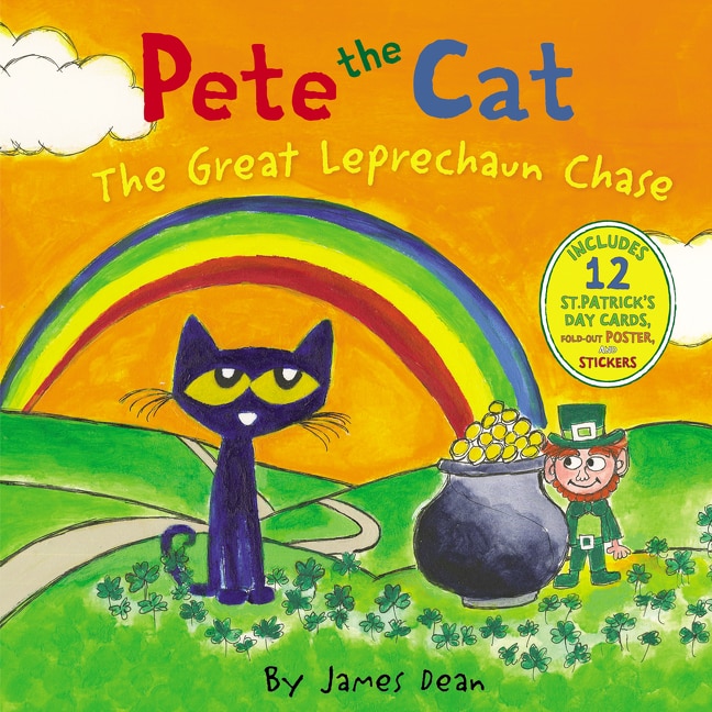 Front cover_Pete The Cat: The Great Leprechaun Chase
