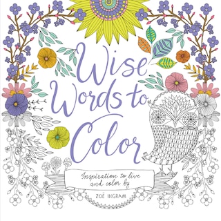 Front cover_Wise Words to Color
