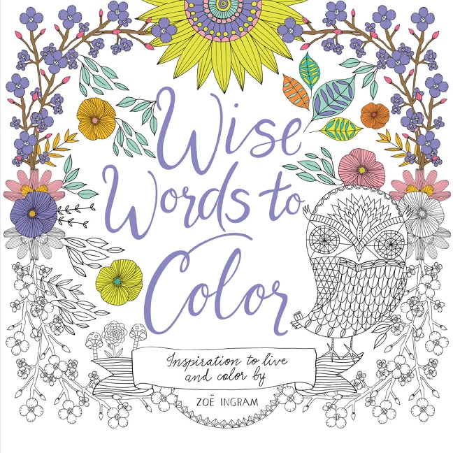 Front cover_Wise Words to Color