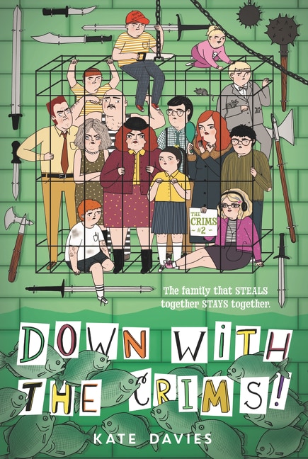 Front cover_The Crims #2: Down with the Crims!