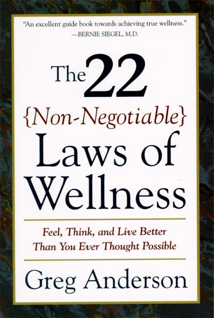 Front cover_The 22 Non-Negotiable Laws of Wellness
