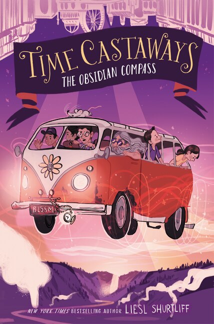 Front cover_Time Castaways #2: The Obsidian Compass