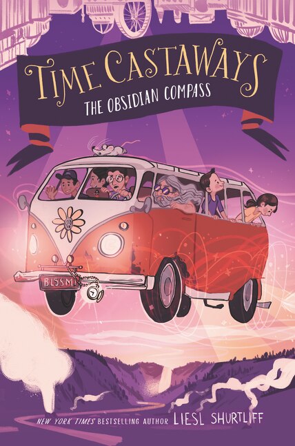 Front cover_Time Castaways #2: The Obsidian Compass
