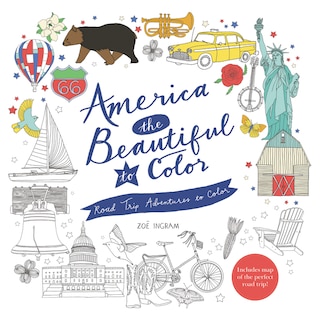 Front cover_America The Beautiful To Color
