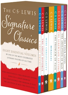 The C. S. Lewis Signature Classics (8-Volume Box Set): An Anthology of 8 C. S. Lewis Titles: Mere Christianity, The Screwtape Letters, Miracles, The Great Divorce, The Problem of Pain, A Grief Observed, The Abolition of Man, and The Four Loves